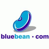 Blue Bean logo vector logo