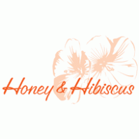 Honey & Hibiscus logo vector logo