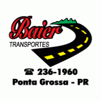 baier transportes logo vector logo