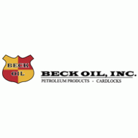 Beck oil logo vector logo