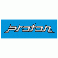 Proton 80s logo vector logo