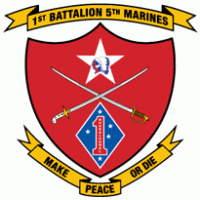 1st Battalion 5th Marine Regiment USMC logo vector logo