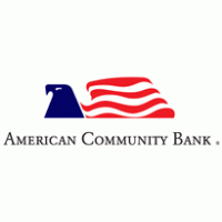 american community bank logo vector logo