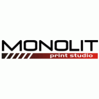 Monolit print studio logo vector logo