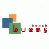 lucas beach logo vector logo