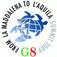 G8 logotype 2009 logo vector logo