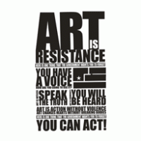 NIN – An Art is Resistance logo vector logo