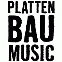 Plattenbau-Music logo vector logo