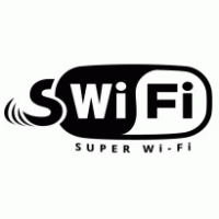 Super WiFi logo vector logo
