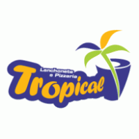 Tropical Lanchonete e Pizzaria logo vector logo