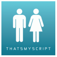 Thatsmyscript logo vector logo
