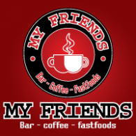 My Friends Cafe logo vector logo