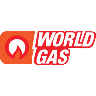 Worldgas logo vector logo