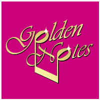 Golden Notes logo vector logo