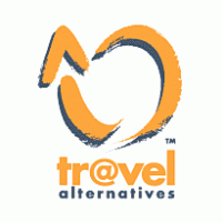 Travel Alternatives logo vector logo