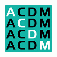 ACDM logo vector logo