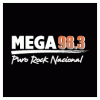 Mega 98.3 logo vector logo
