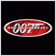 007 40th Anniversary logo vector logo