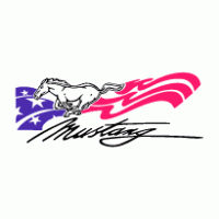 Mustang USA logo vector logo