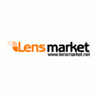 Lensmarket logo vector logo