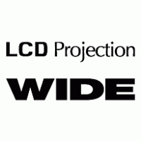 LCD Projection Wide logo vector logo