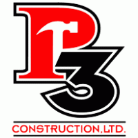 P3 CONSTRUCTION logo vector logo