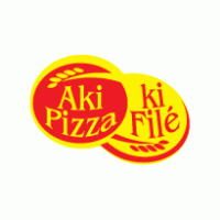 Aki Pizza ki Filé logo vector logo