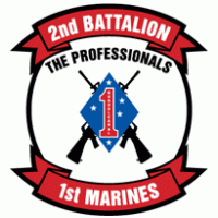 2nd Battalion 1st Marine Regiment USMC logo vector logo
