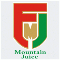 Mountain fruit juice logo vector logo