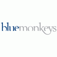 Blue Monkeys logo vector logo
