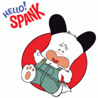 Hello Spank logo vector logo
