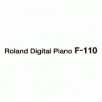 F-110 Roland Digital Piano logo vector logo