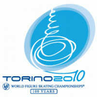 Torino 2010 – 100th ISU World Figure Skating Championships logo vector logo
