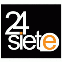 24 siete logo vector logo