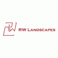 RW Landscapes logo vector logo