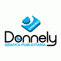Donnely logo vector logo