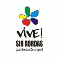 Vive Sin Gordas logo vector logo
