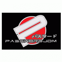 Password JDM logo vector logo