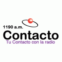 Contacto 1190 am logo vector logo
