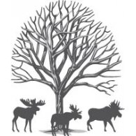 Three Deer logo vector logo