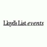 Lloyd’s List events logo vector logo