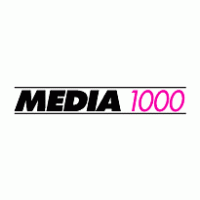 Media 1000 logo vector logo