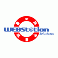 Webstation logo vector logo