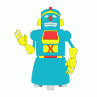 robot logo vector logo