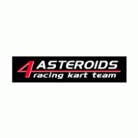 4 ASTEROIDS KART RACING TEAM logo vector logo