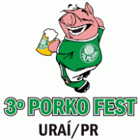 3º Porko Fest logo vector logo