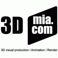 3dmia logo vector logo