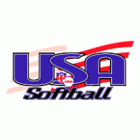 USA Softball logo vector logo