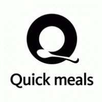 Quick meals logo vector logo