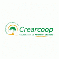 Crearcoop logo vector logo